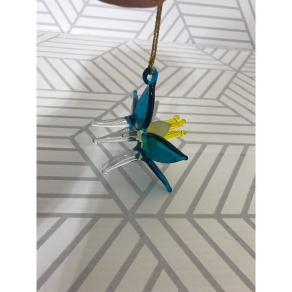 Vintage Lot of 10 Blown Glass Bird Pepper Flower Christmas Ornaments - Picture 6 of 14